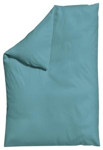 Пододеяльник тканый атасин makosatin Schlafgut, серо-голубой