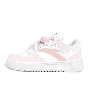 ANTA Комфортные, нескользящие, износостойкие, дышащие, низкие кроссовки для скейтбординга, унисекс, розовые