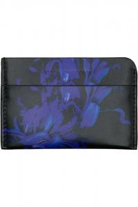 Dries Van Noten Черно-Синий кожаный держатель для карт