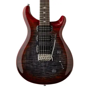 Электрогитара PRS SE Studio - Цвет древесного угля с вишневым переходом