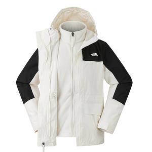 Городская уличная коллекция FW24 Водостойкая Водоотталкивающая Теплая Ветровка Женская Песчаный Белый THE NORTH FACE