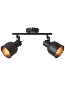 Brilliant Точечный светильник Rolet, 2-ламповый, 18x35x26 см, песочно-черный