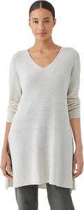 Туника Eileen Fisher V-Neck Tunic, цвет Bone