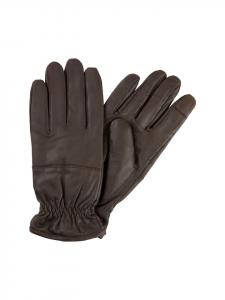 Camel Active Кожаные перчатки темно-коричневого цвета