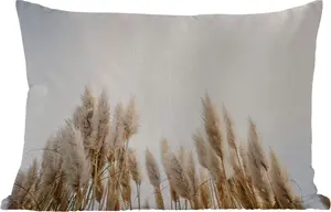 Подушка для улицы - Текстурированная - Небесно-пастельная - 50x30 см - Устойчива к атмосферным воздействиям - Подушка для отдыха - Подушка для дивана - Украшение для гостиной MuchoWow