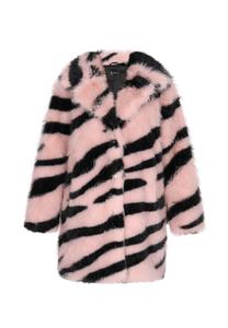 Межсезонное пальто faina Between-Seasons Coat, цвет pastel pink/black
