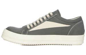 Rick Owens DRKSHDW Низкие женские кроссовки для скейтбординга серо-синего цвета