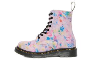 Ботинки Dr.Martens 1460 Pascal Rainbow Suede Lace Up Boots 'Pink' Women's