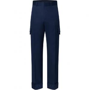 Брюки-карго мужские темно-синие Louis Vuitton, синий