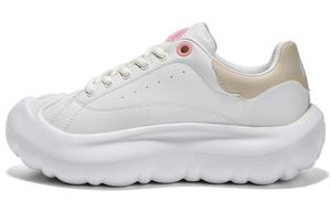 Кроссовки Kappa Skateboarding Shoes Women's Low-top Tea Brown, белый