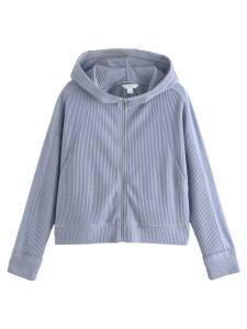 Толстовка с капюшоном на молнии Next, дымно-синий