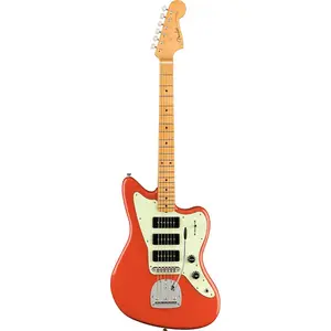 Электрогитара Fender Noventa Jazzmaster, гриф из клена, цвет Fiesta Red