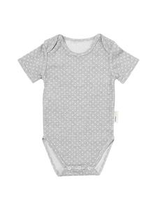 SlumberOrganix Детский боди с короткими рукавами из органического хлопка, бирюзового цвета