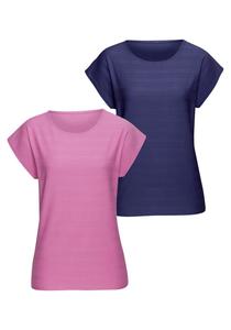 Рубашка VIVANCE, цвет Indigo/Light pink