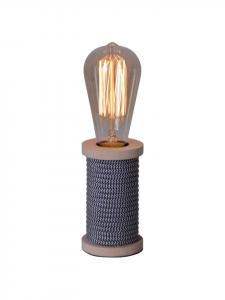 Светодиодная настольная лампа "MAX" черного цвета - (Д)7 см x (Ш)7 см x (В)12 см näve