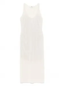 Платье миди без рукавов FENDI, нейтральный