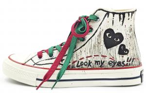 Converse Износостойкие высокие парусиновые туфли Chuck 70 Chuck Taylor унисекс, черные, белые, красные