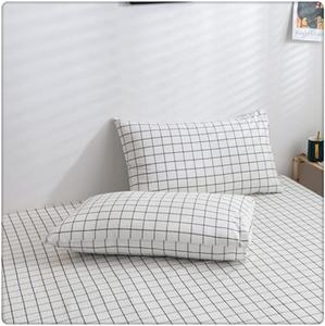 ZUIAI Декоративная наволочка для подушки в клетку из хлопка