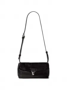 Маленькая сумка через плечо Gear с тиснением под крокодила Lemaire, черный