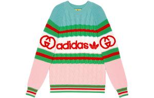 Свитер женский Adidas X Gucci кашемировый, мультиколор