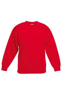 Свитшот классический втачной Fruit of the Loom, красный