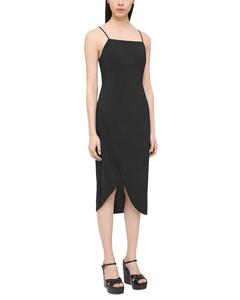 Платье Theory Overlap, черный