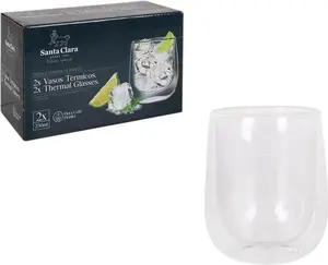 Набор стаканов Santa Clara из боросиликатного стекла 250 мл, 2 шт. Inde