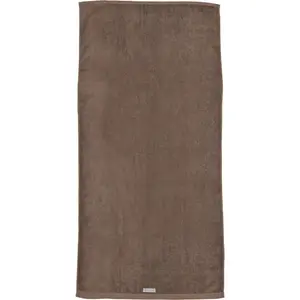 Полотенце для душа Симфония в современных однотонных цветах Ross, серо-коричневый