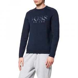 HUGO BOSS Трикотаж Men's Marine Blue Crew Neck Moderate Others