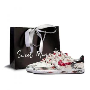 Nike Court Vision 1 скейтборд обувь unisex низкие красный черный