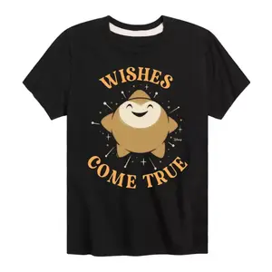 Футболка с графическим принтом «Желания мальчиков от 8 до 20 лет сбываются» Disney, черный