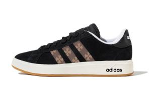 Adidas Grand Court Base 00s Synthetic Leather Thermal Height Increasing Low top Skateboard Shoes Unisex Brown