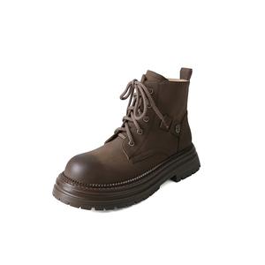 Yeezyy Reezy Короткие женские ботинки мартина коричневые, цвет Brown