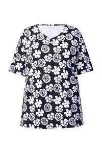 Футболка Ulla Popken, Black/White