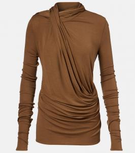 Драпированный топ из джерси Entire Studios, Hazel