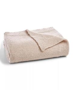 Роскошный вязаный плед размером 50 x 70 дюймов Hotel Collection, слоновая кость/кремовый