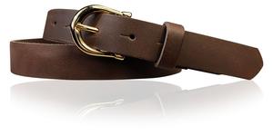 Кожаный ремень FRONHOFER, темно коричневый