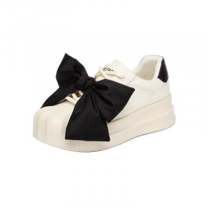 Alxnan Женские низкие кэжуал кеды черные, цвет Black