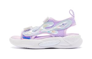 Дышащие детские сандалии для детей 3-7 лет QIAODAN, фиолетовый/синий