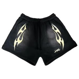 Шорты Hellstar Sports Flame Shorts, черный