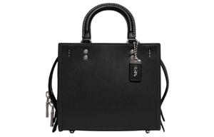 Rogue Кожаная Плечевая Сумка Через Плечо Маленького Размера Женская Черная COACH