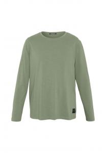 Рубашка с длинными рукавами и принтом-напылением Chiemsee, цвет 17-6009 laurel wreath