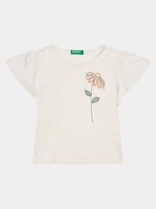 Футболка стандартного кроя United Colors Of Benetton, экрю