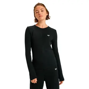 Футболка с длинными рукавами Roxy Rise & Vibe, черный