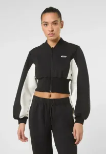 Укороченная толстовка с высокой застежкой-молнией от apparel lecore Fila, Black-Egret