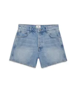 Выбеленные синие джинсовые шорты Anine Bing, синий