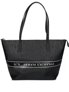 Сумка-тоут с логотипом Armani Exchange, черный