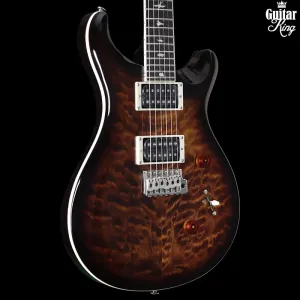 PRS SE Custom 24 с кленовым верхом - Черно-золотой солнечный взрыв