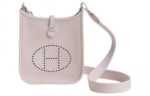 Сумка через плечо Evelyne Clemence из кожи коровы женская мечта фиолетовый и светло-фиолетовый HERMES