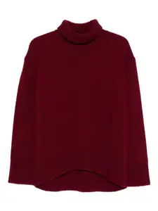 Свитер с высоким воротником Plan C, красный